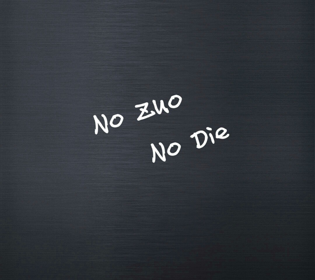 no zuo no die