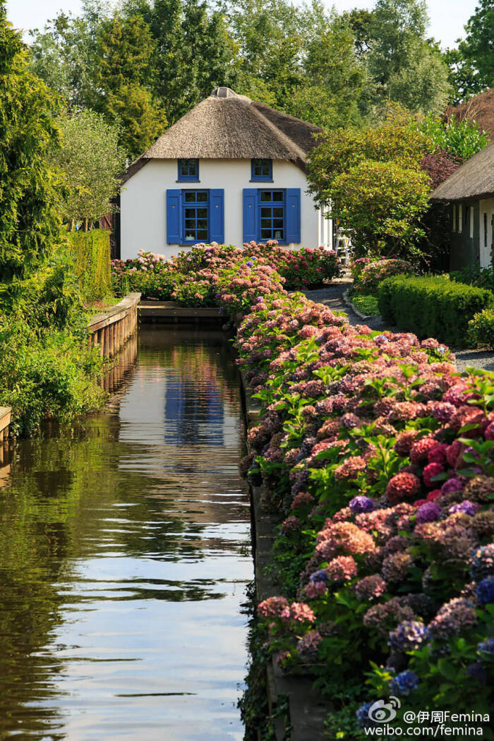 【荷兰羊角村】最原始的童话小镇 giethoorn,于1230年就存在了.