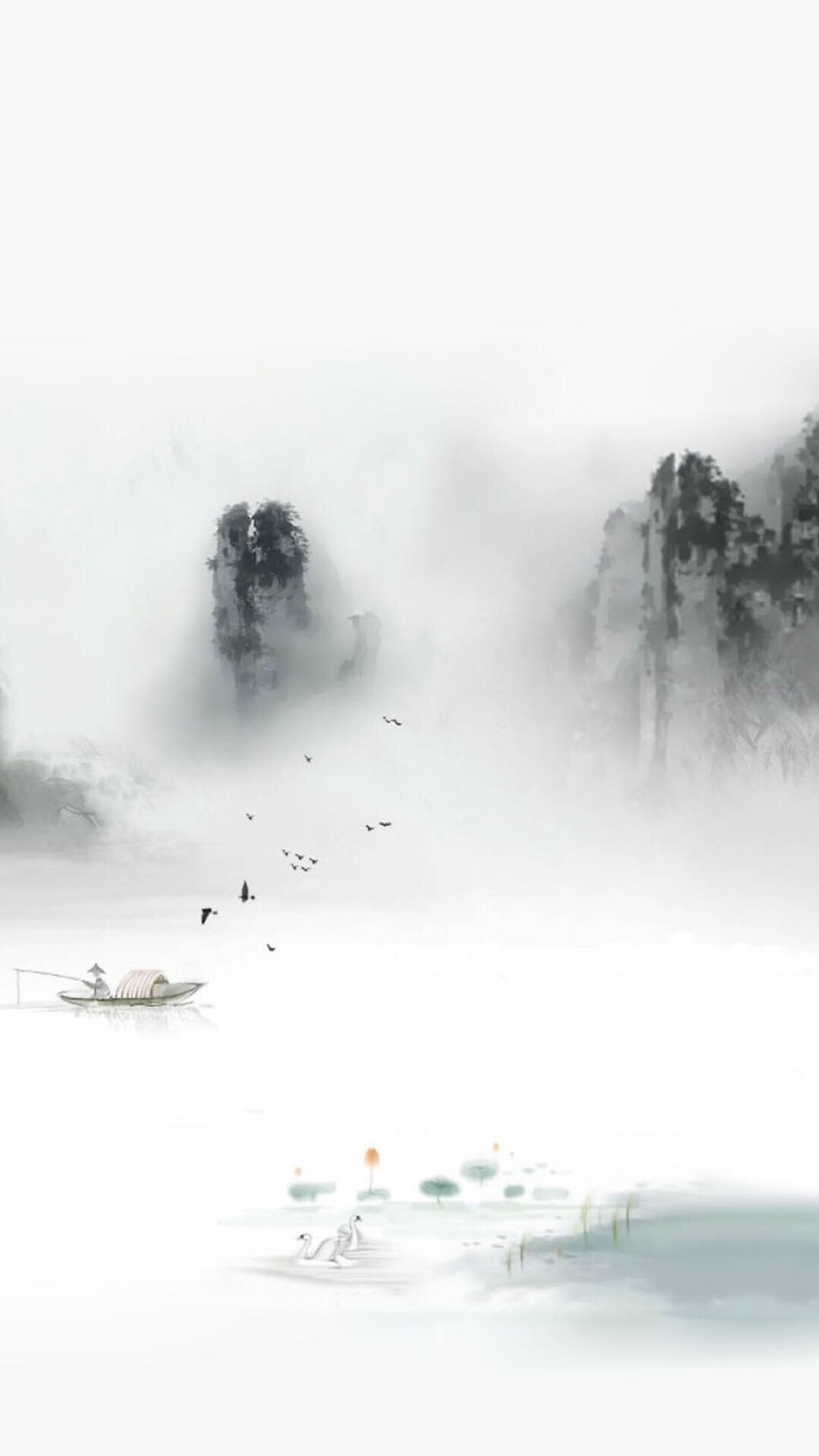 壁纸#锁屏#古风#水墨江南