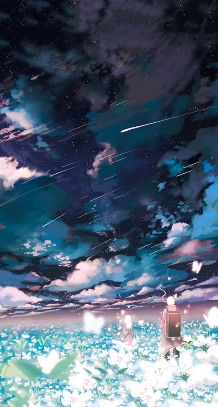 二次元 风景 壁纸 锁屏 唯美 梦幻 插画 手绘 动漫 小清新 古风 森系