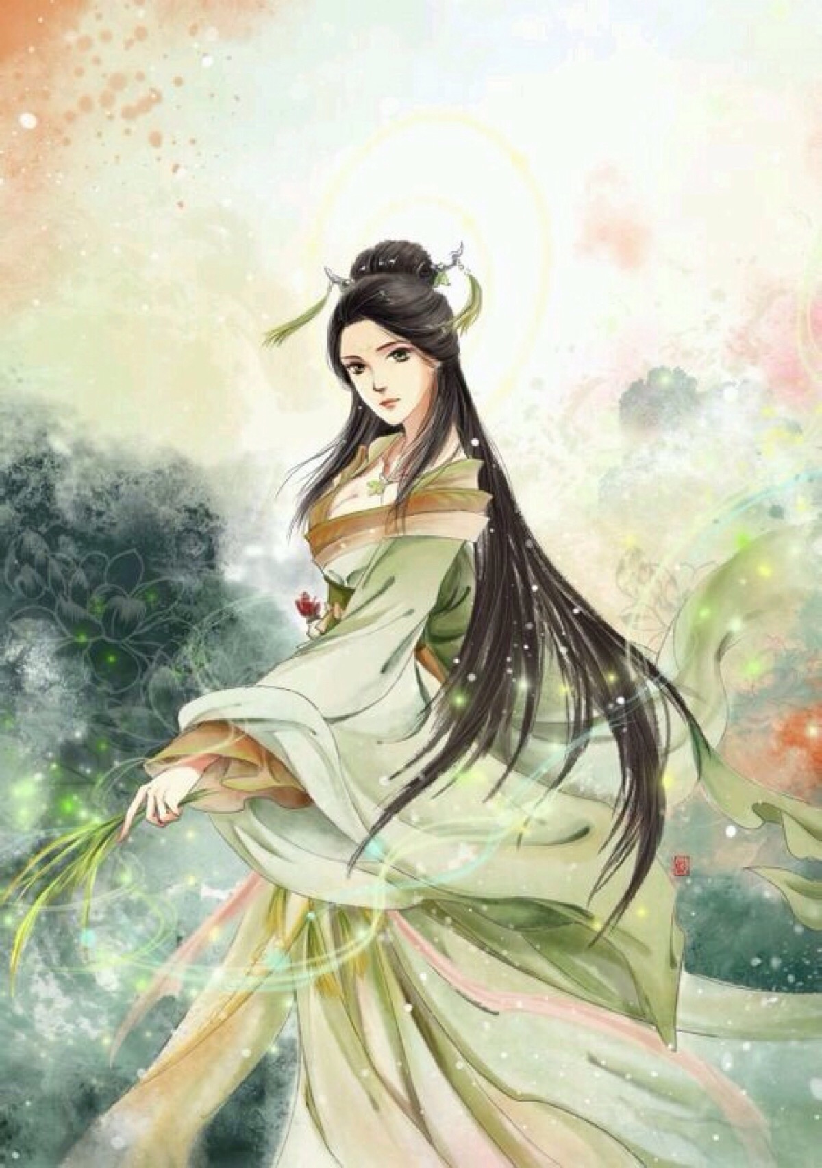 唯美古风,古装美女