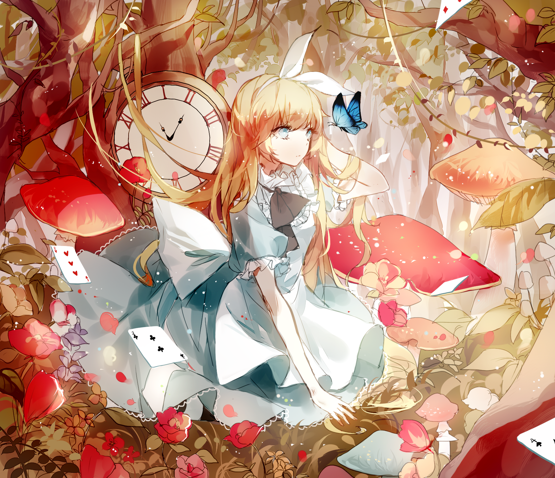 [alice in wonderland[插画[迪士尼[dinsey[pixiv[爱丽丝