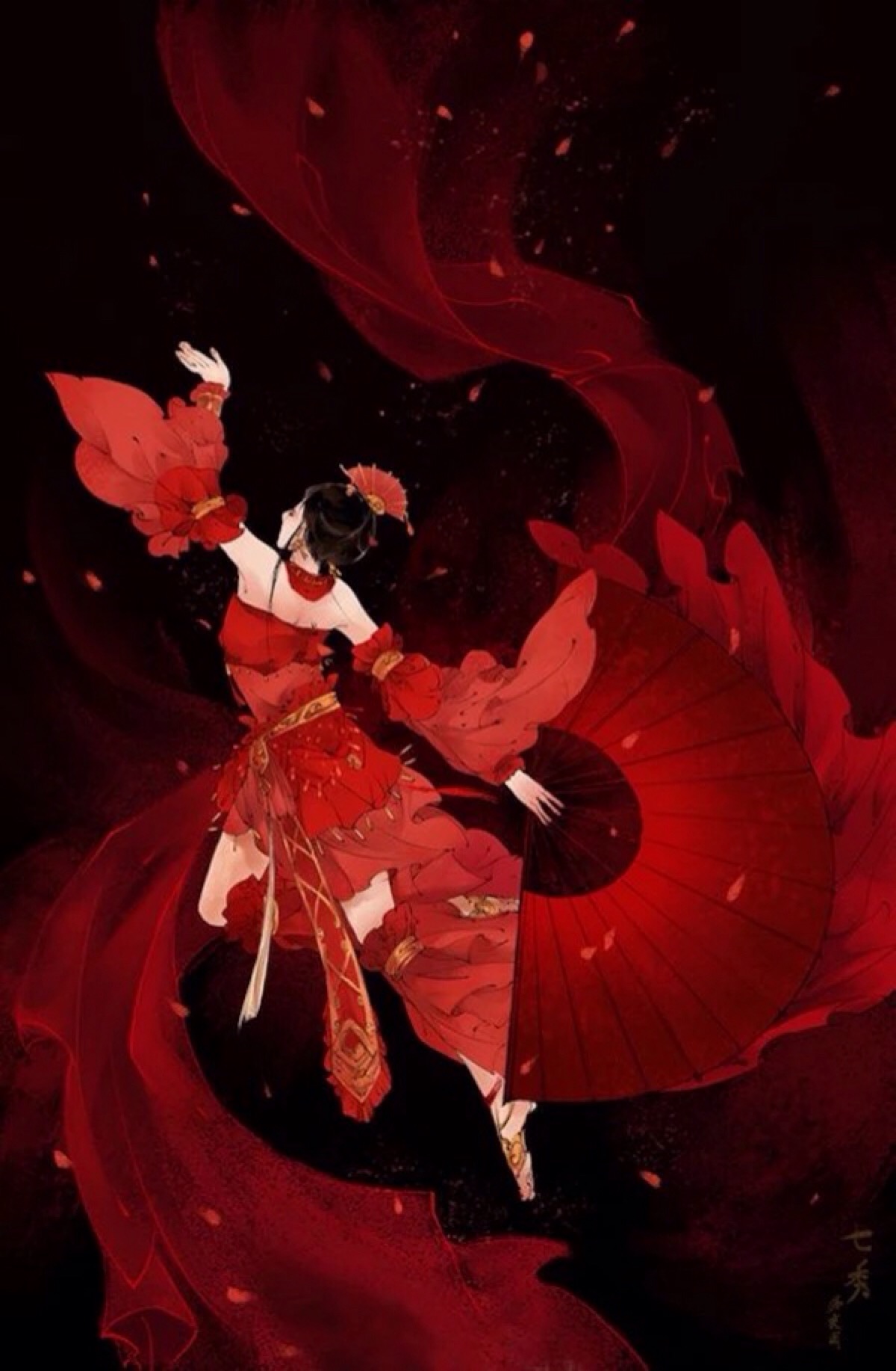 唯美古风,古装美女