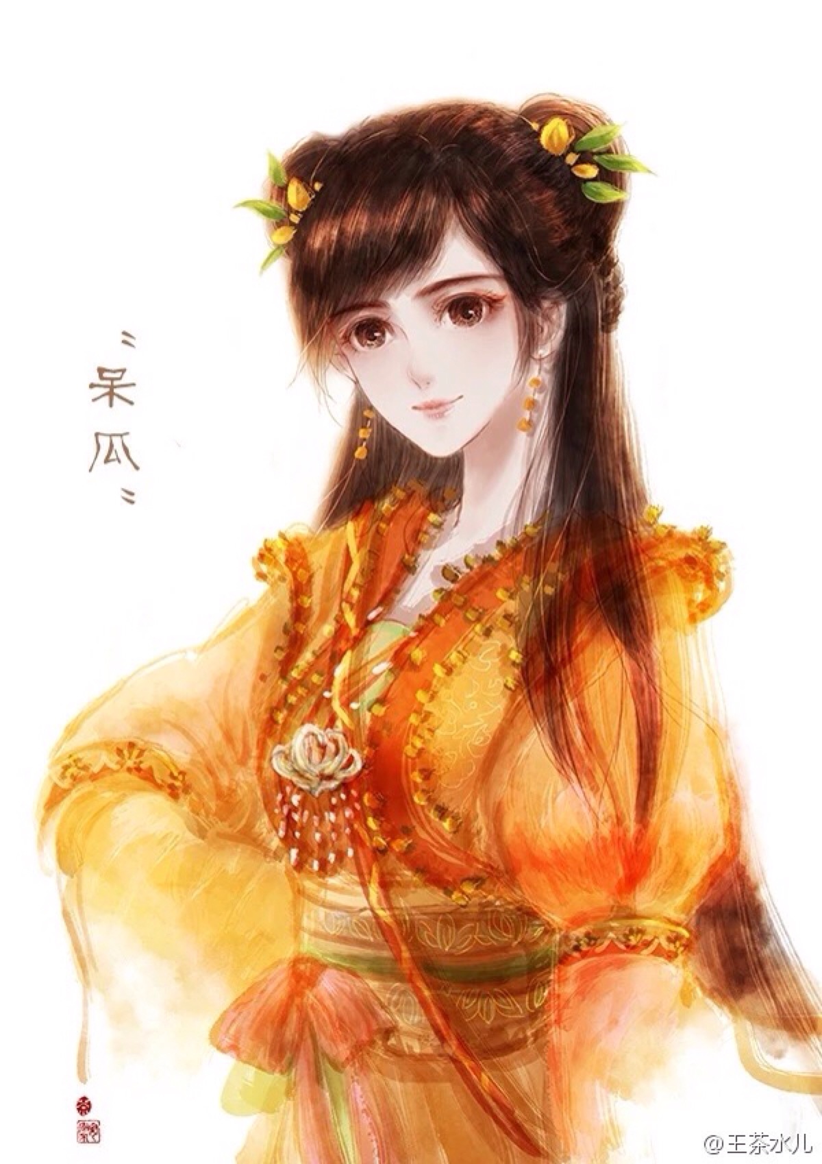 唯美古风,古装美女