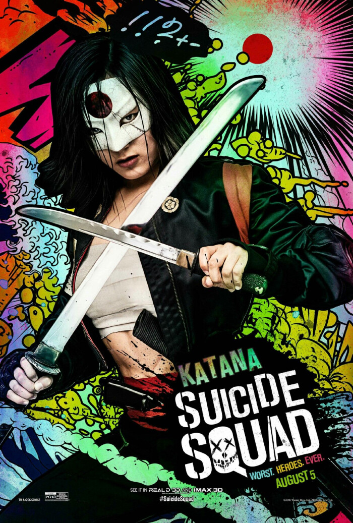 《suicide squad》(katana)自杀小队 又称"x特遣队",成员都是面对严重