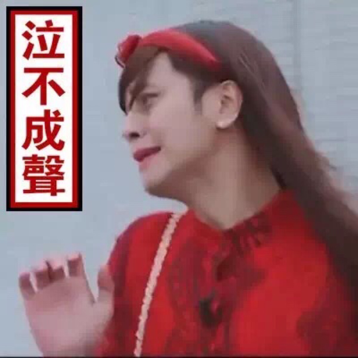 朱碧石表情包【泣不成声】