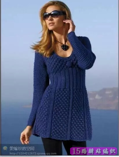 最新毛衣编织款式欣赏,很多没见过的样式|棒针作品秀 - 15路驿站