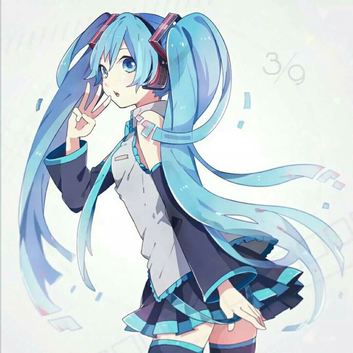 初音未来,动漫,少女,二次元,初音家族