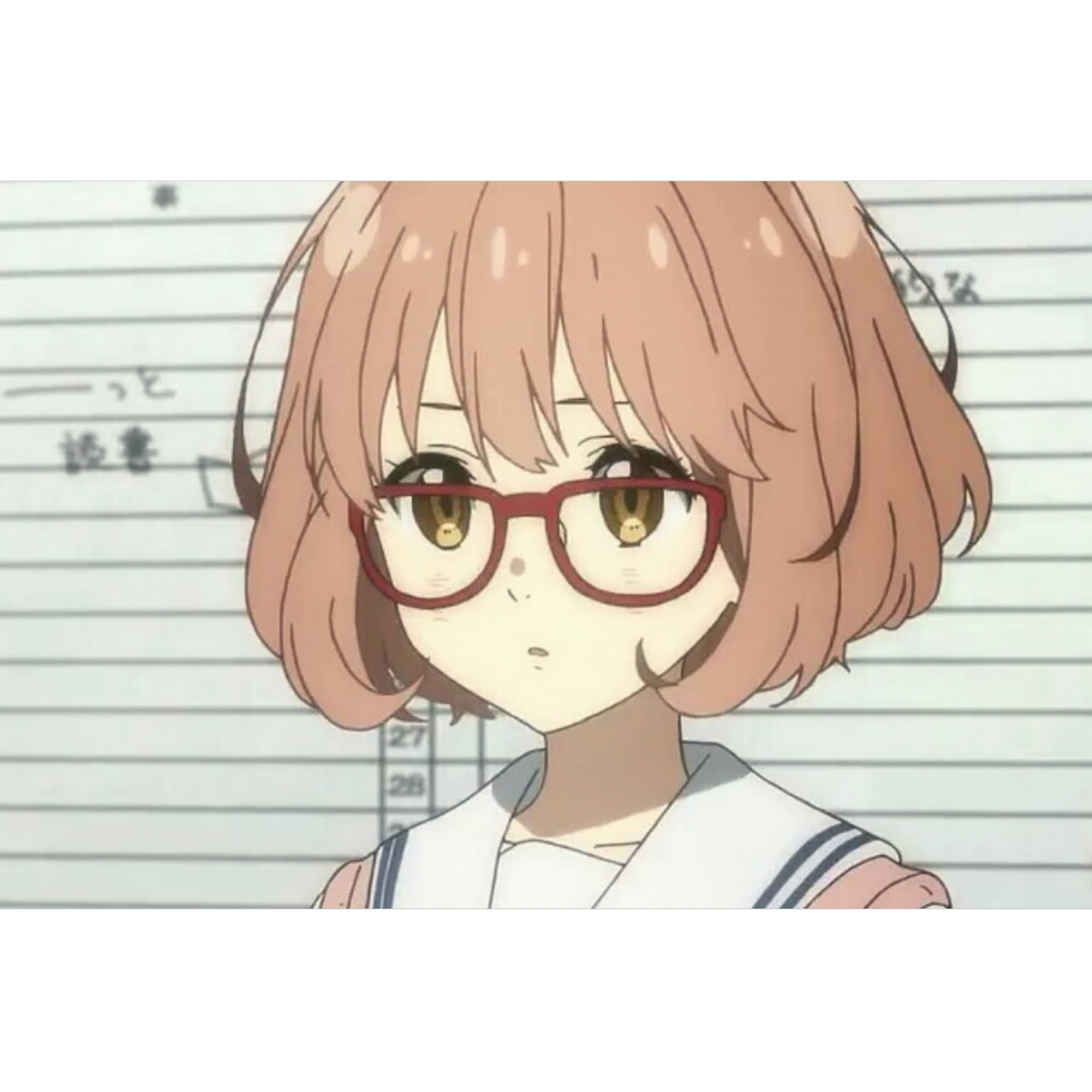 白框 女生头像 动漫 境界的彼方