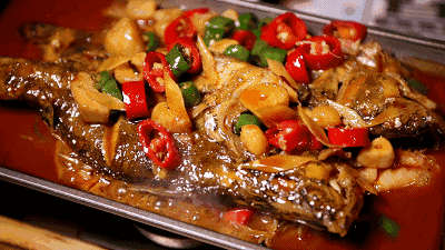 会动的美食 烧烤 肉食 海鲜 自助餐 火锅 鱼肉 gif