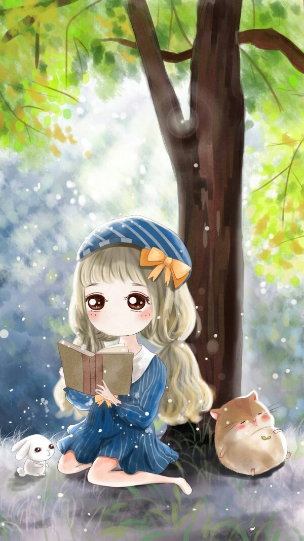 可爱美丽的小薇 头像 美图 女生 壁纸 锁屏 萌萌图 插画