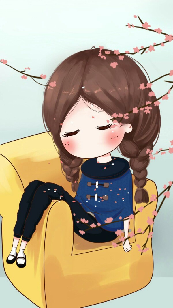 可爱美丽的小薇 头像 美图 女生 壁纸 锁屏 萌萌图 插画