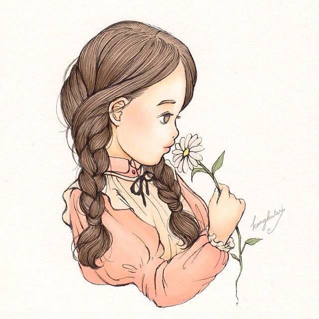 侵删#动漫女头#软萌#搞怪#傲娇#高冷#女王#手绘头像(61 w 61)