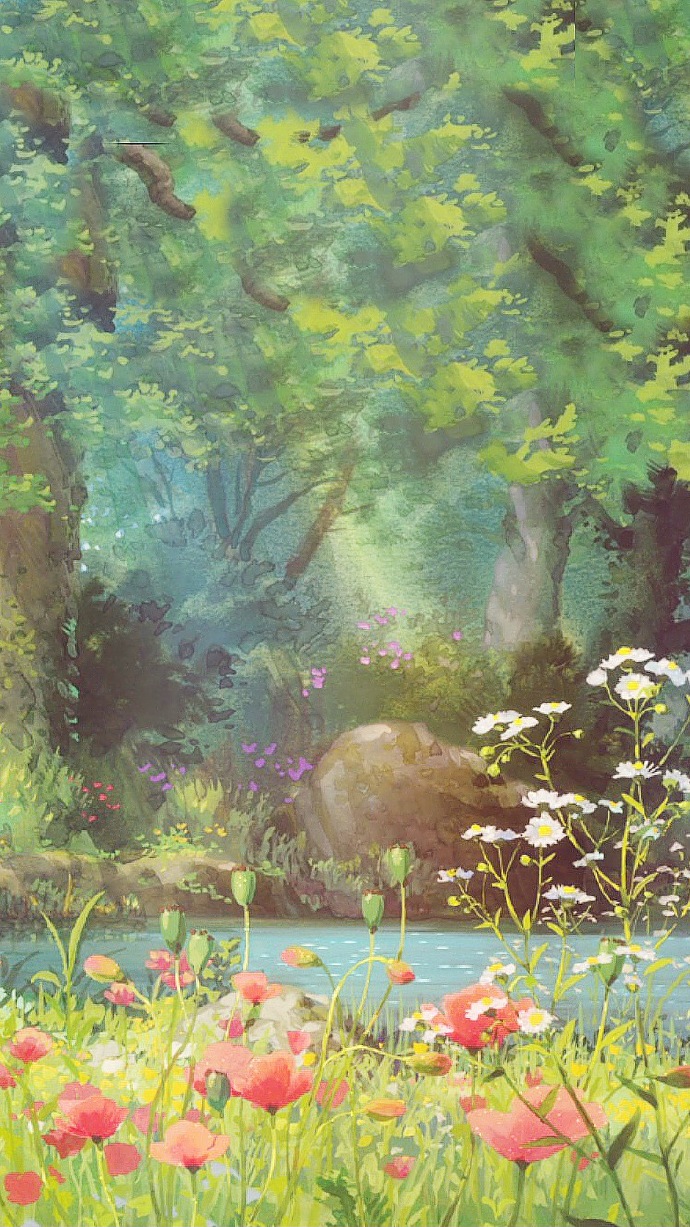 宫崎骏动画美景壁纸