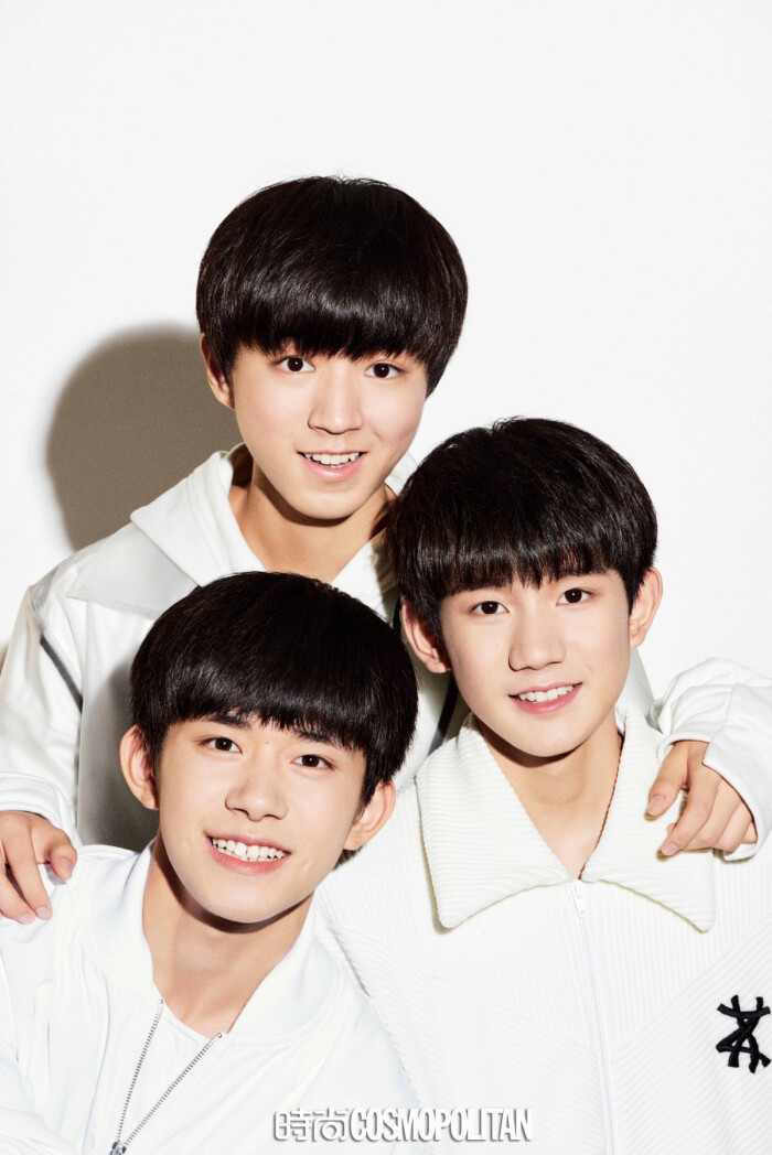 王俊凯 #易烊千玺 #王源 #tfboys 时尚cosmo周年刊 高清 帅气