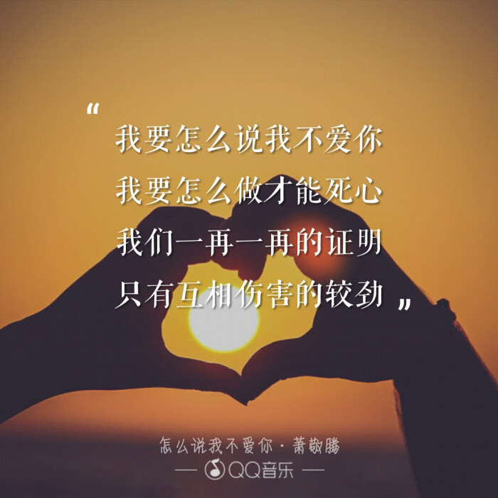 歌词·海报:《怎么说我不爱你》__萧敬腾
