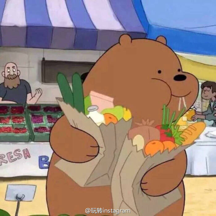 咱们裸熊 头像 可爱 搞怪