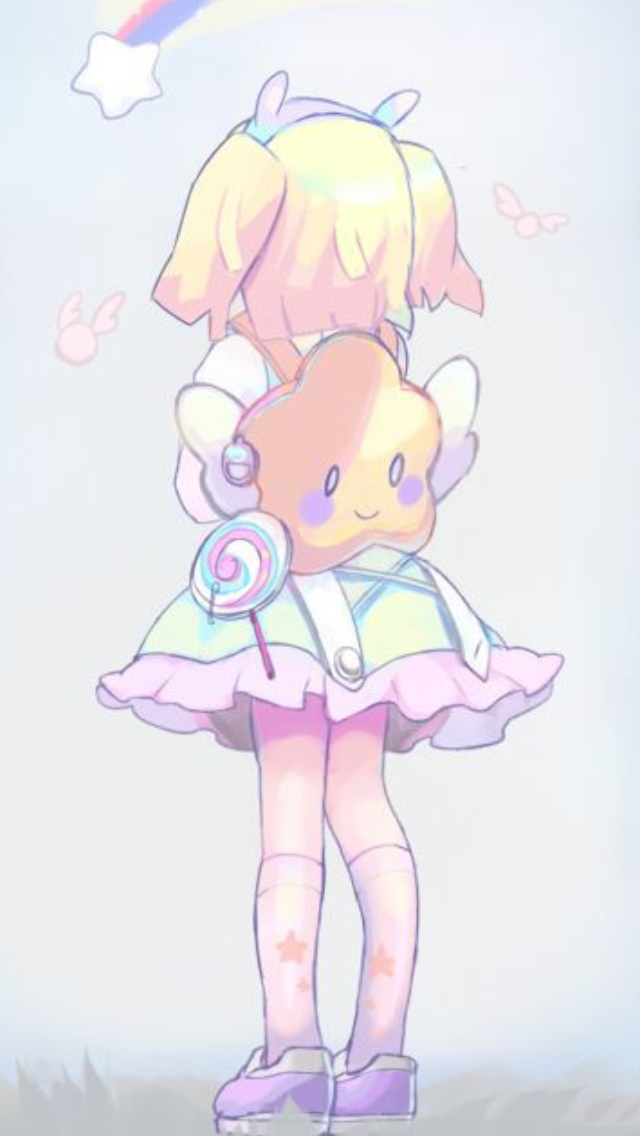 "拿图点赞"软妹 萌妹 原宿 卡哇伊 少女 梦幻 日系可爱