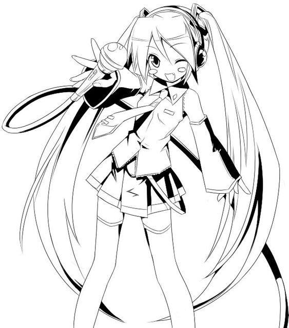 初音未来(橡皮章素材)