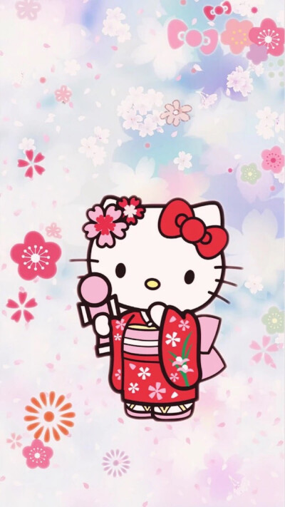 hello kitty "#卡通动漫&手机壁纸""