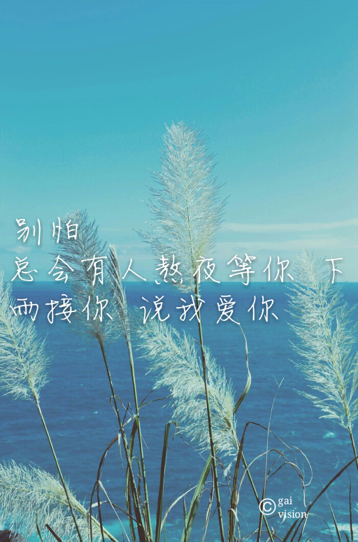 坚强点,总会有人爱你