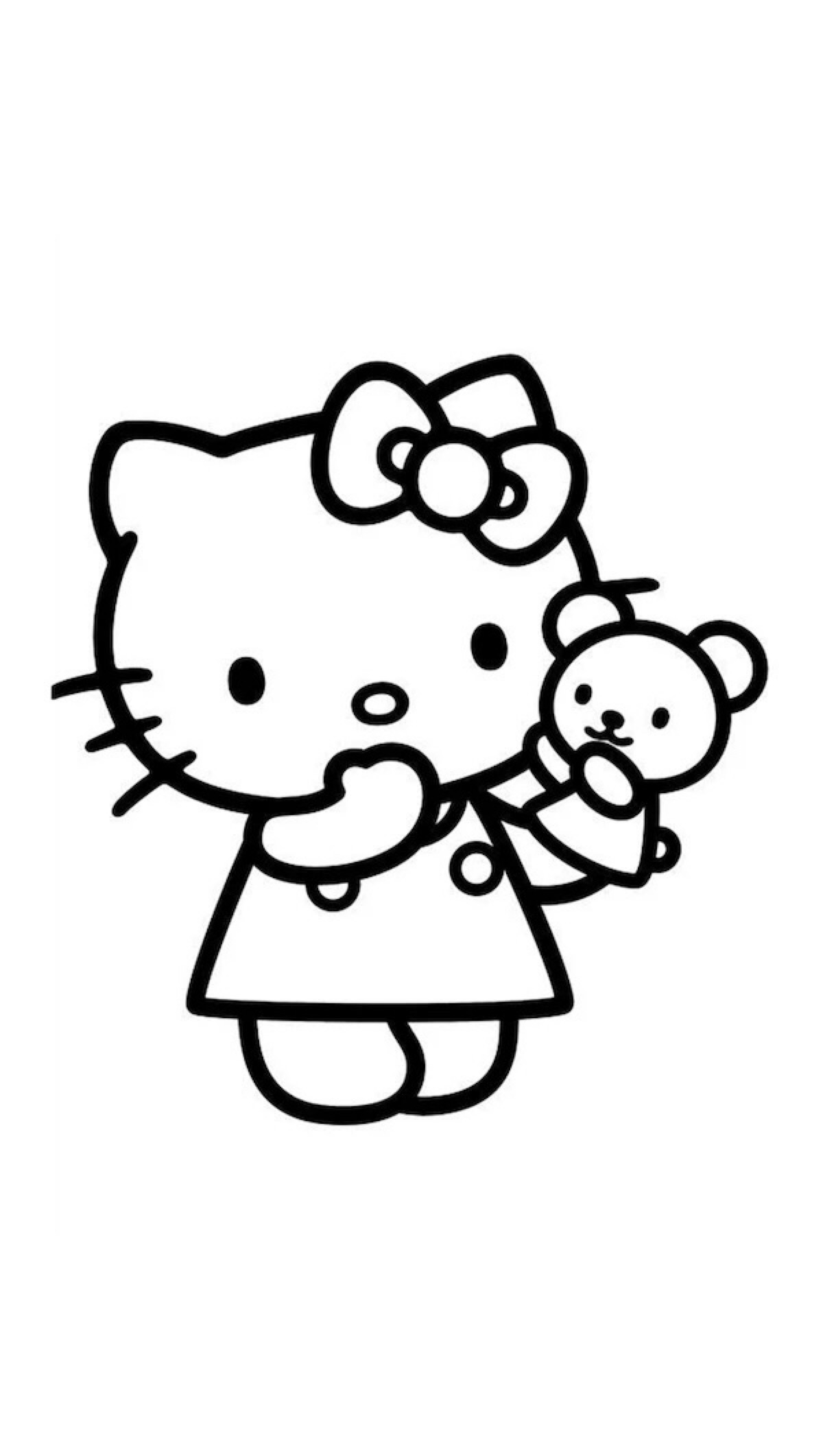 hello kitty "#卡通动漫&手机壁纸""