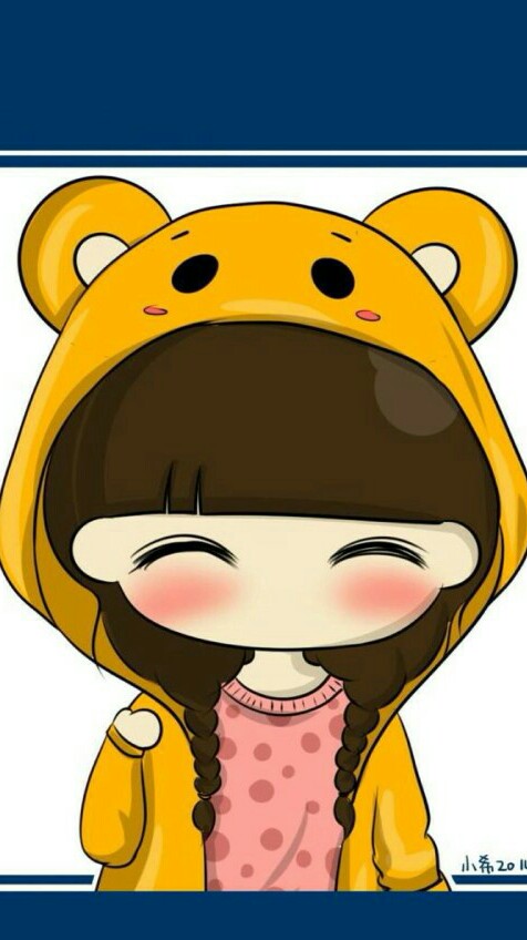 萌萌哒小希 头像 美图 女生 壁纸 锁屏 萌萌图 插画