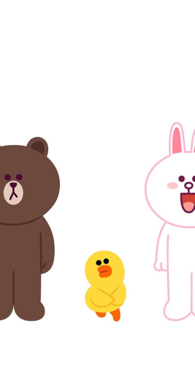 line friends 壁纸 超级可爱 清新 布朗熊 背景图 可妮兔 sally 鸡