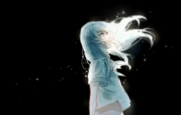 黑底 少女 二次元 p站 唯美