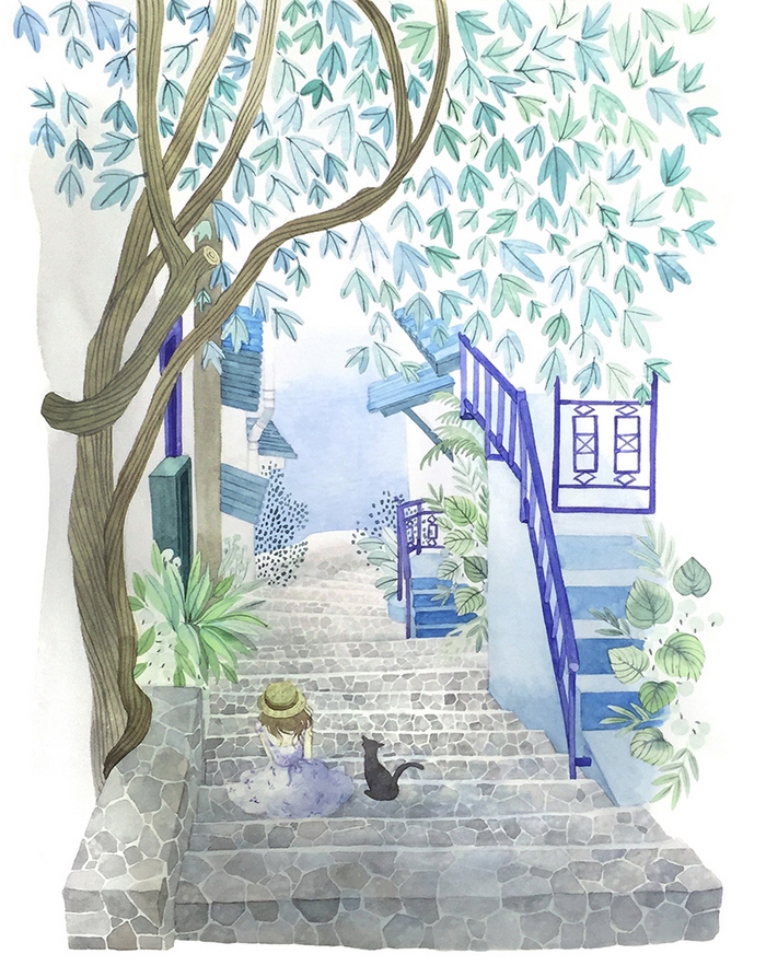 看海~ 插画师rosa作品