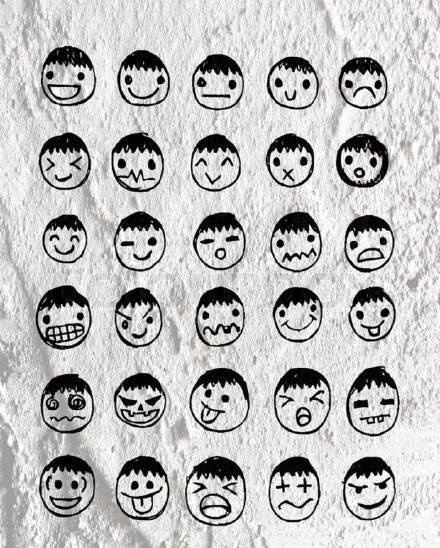 简笔画 可爱 搞怪