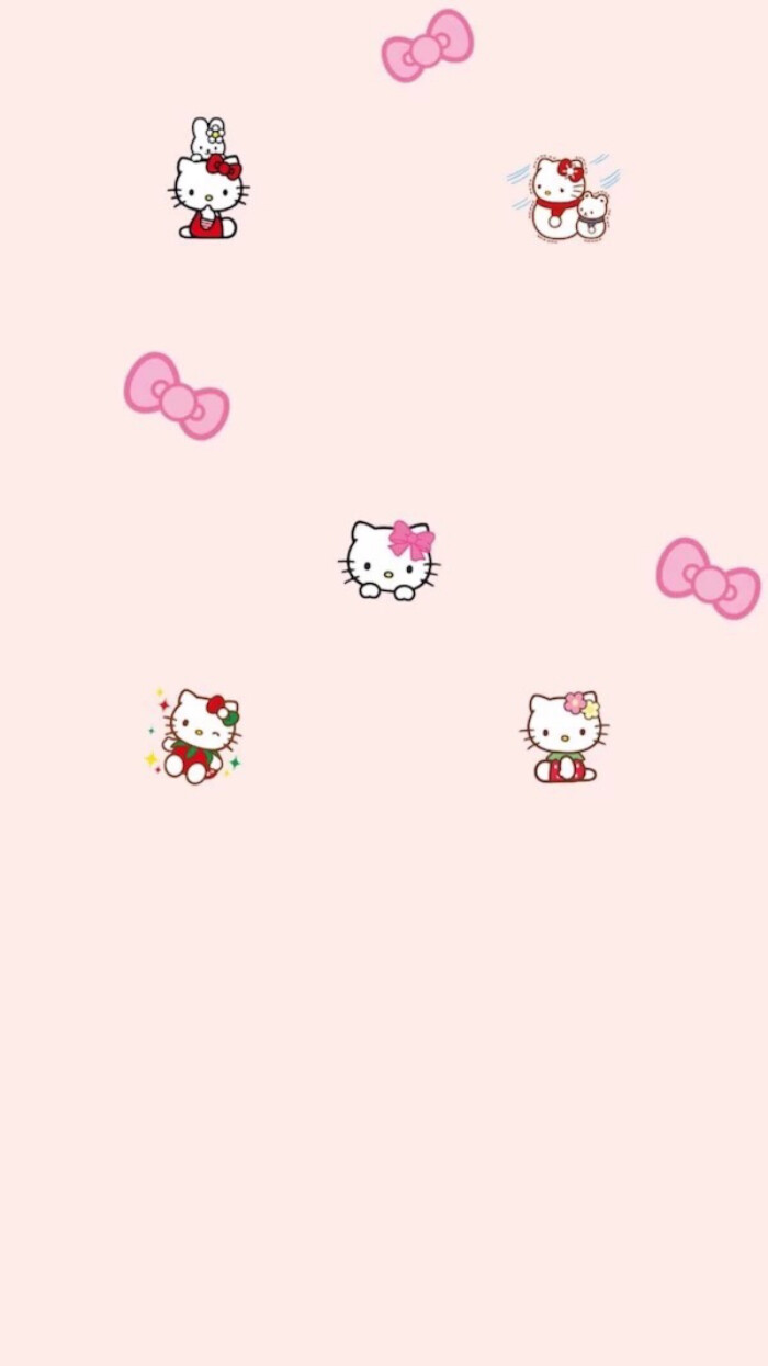 hello kitty "#卡通动漫&手机壁纸""