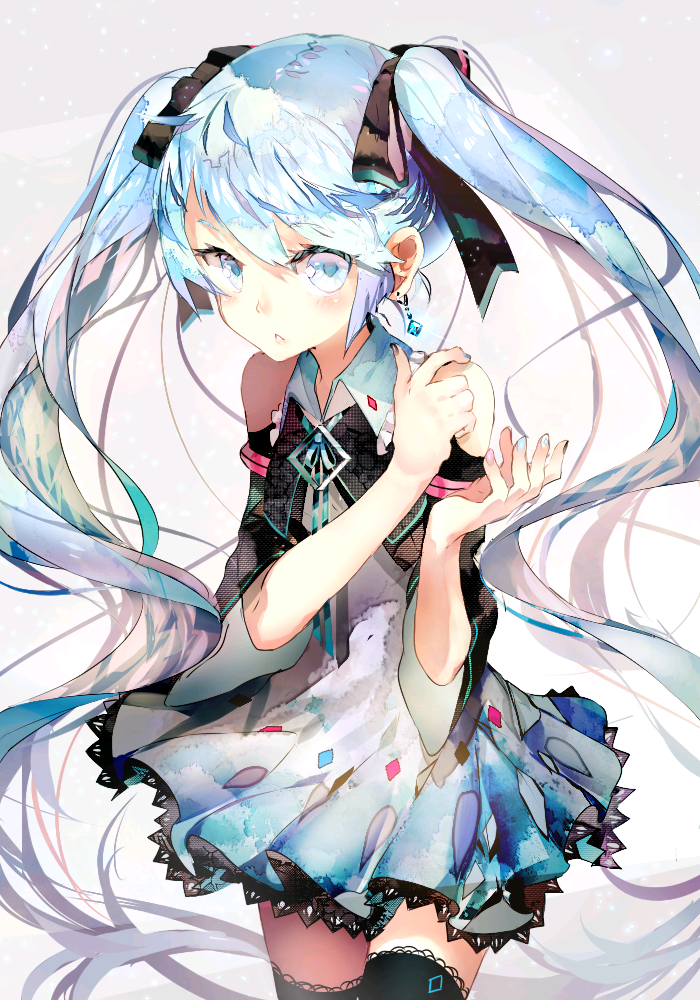 初音未来 壁纸 少女 动漫 萌 唯美 pixiv 【想要作者名字的可以评论