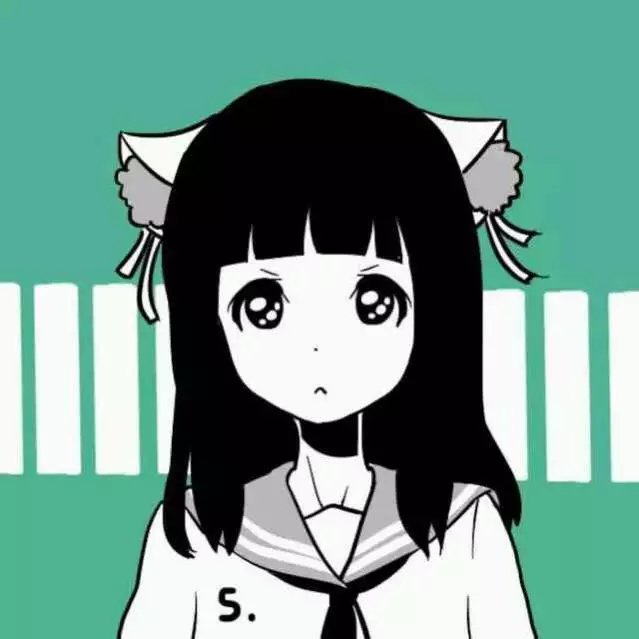 【头像情侣男生女生个性卡通动漫插画黑白搞怪欧美】の我没有野心我只