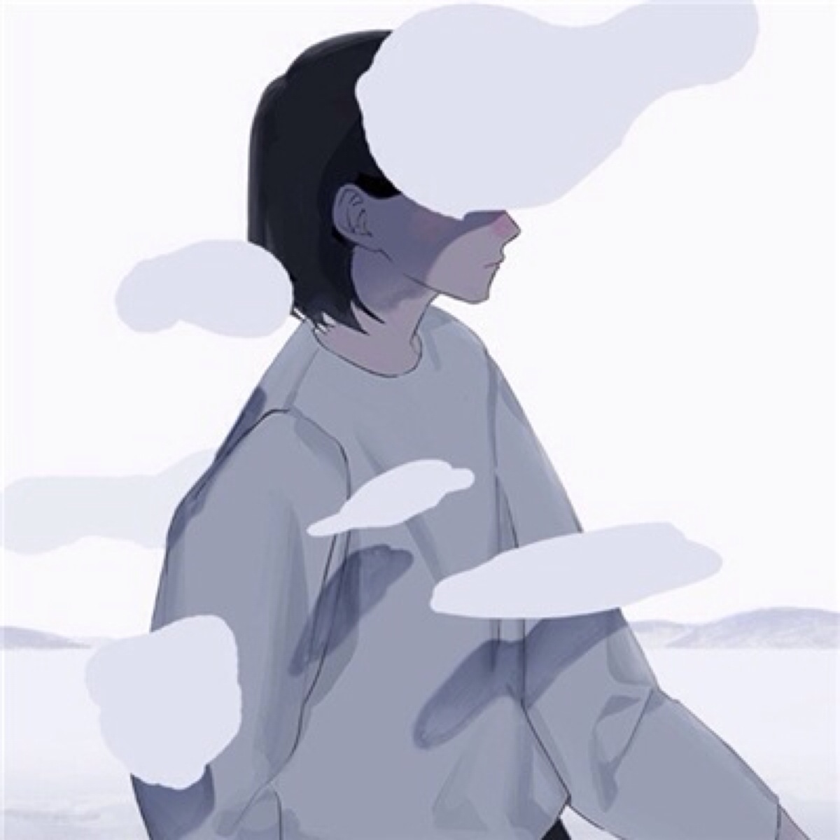 动漫 卡通 意境 女头