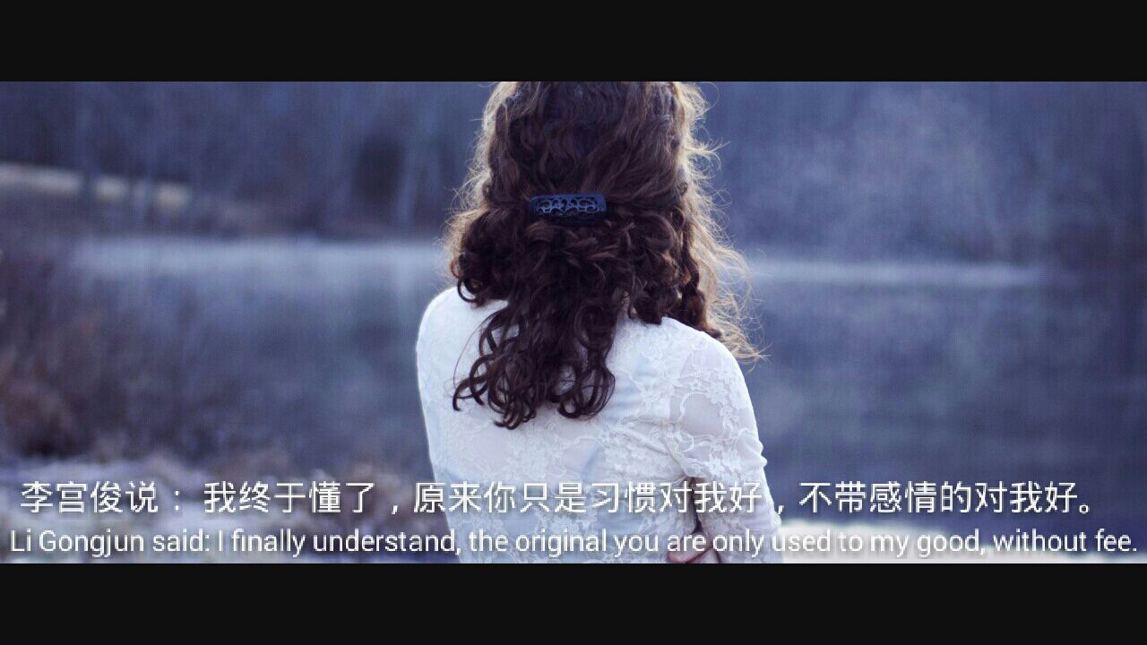 (李宫俊的诗:我终于懂了,原来你只是习惯对我好,不带感情的对我好.
