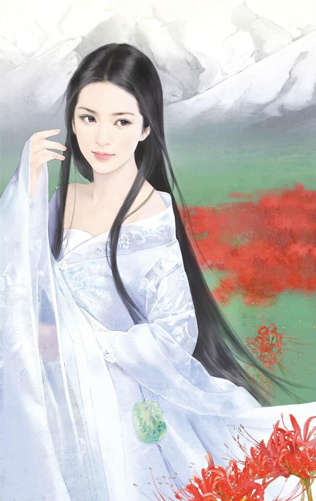 古风 插画 cg 壁纸 同人 古装 美人 手绘 鼠绘 厚涂 唯美 水墨 中国风