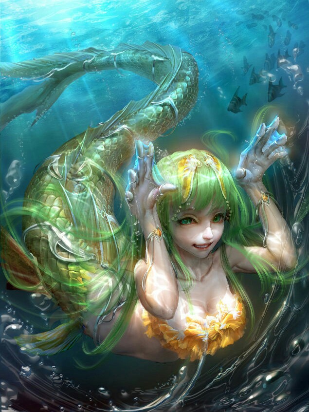 后来温蒂妮被描绘成居于水边的美丽女性精灵;在欧洲,"温蒂妮"这个名字