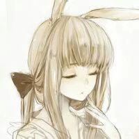 二次元头像 兔耳
