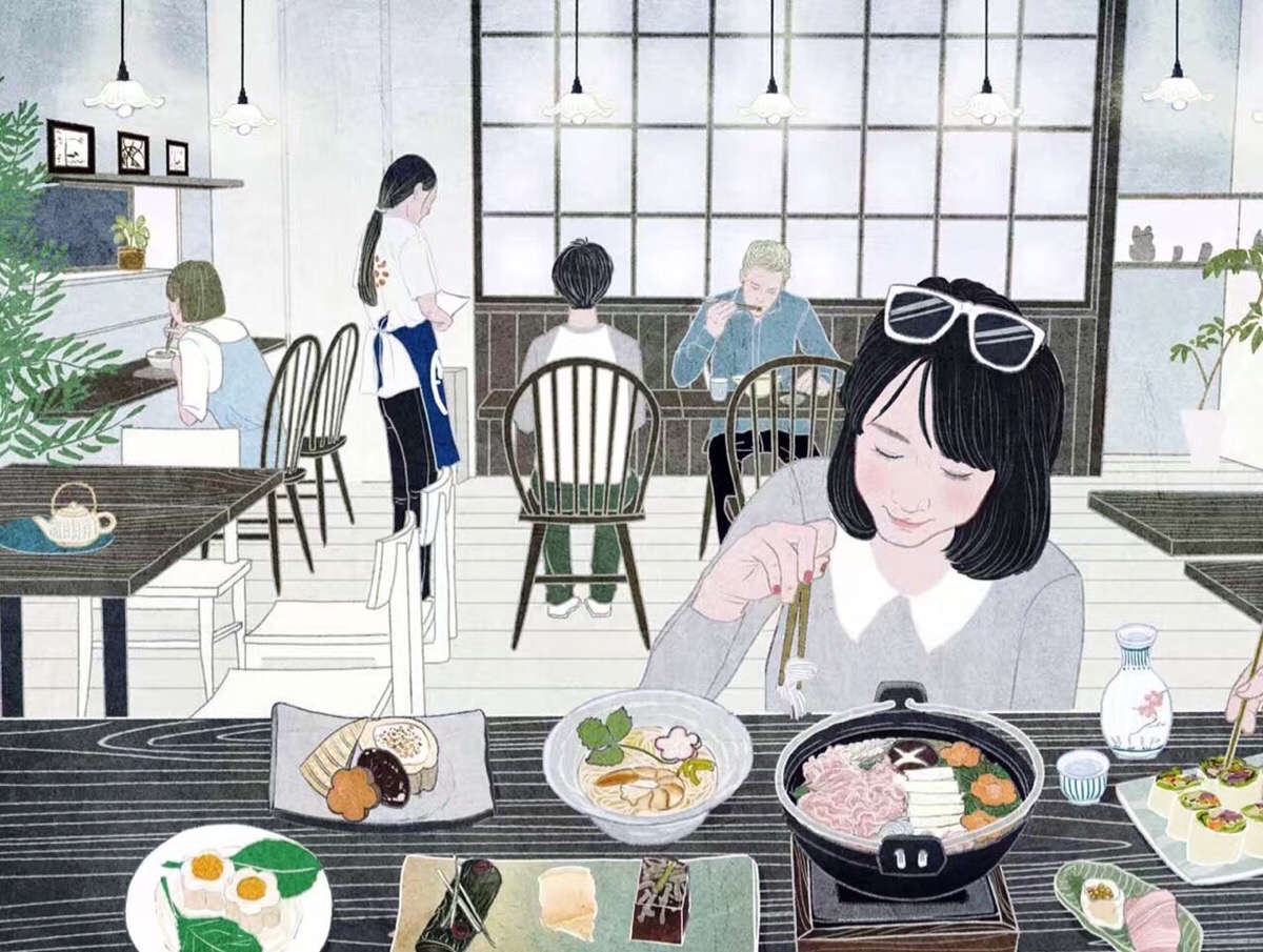 一个人食,不孤单