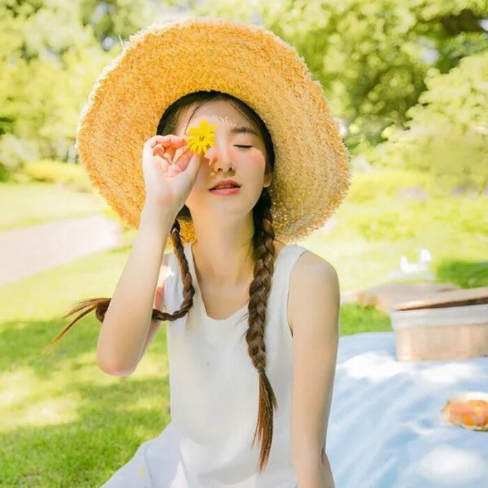 青鲤慕鱼 女生头像 森系 清新 文艺