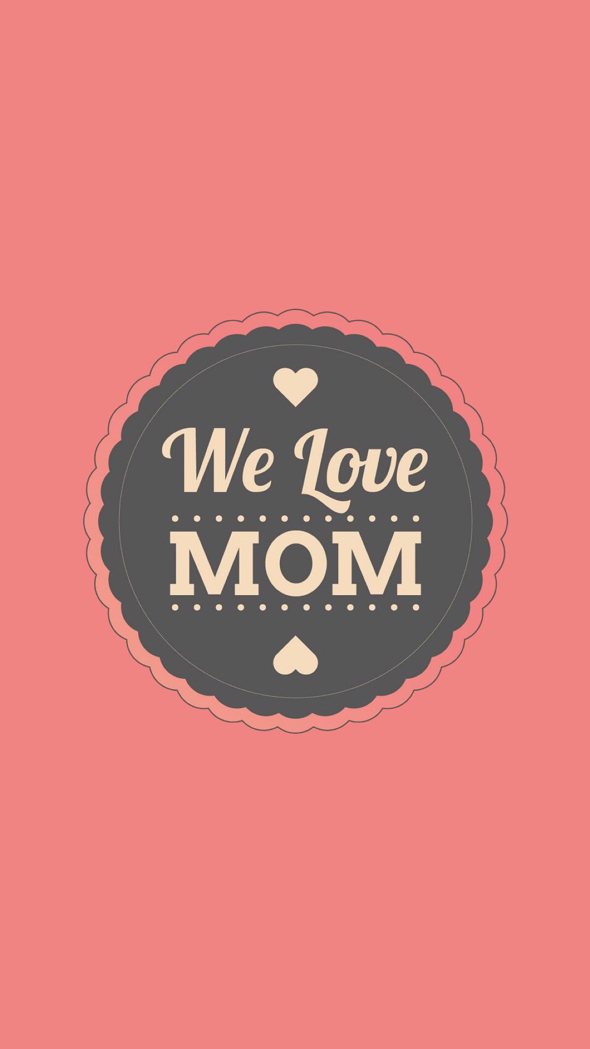 母亲节#节日祝福"文字壁纸#妈妈我爱你