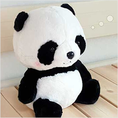 韩国进口日本AMUSE熊猫娃娃毛绒玩具公仔大