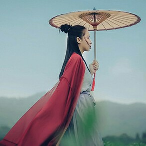 〔 古风头像|自截|女头|森系|意境|唯美|汉服 〕〔 春山春酒,春与青溪
