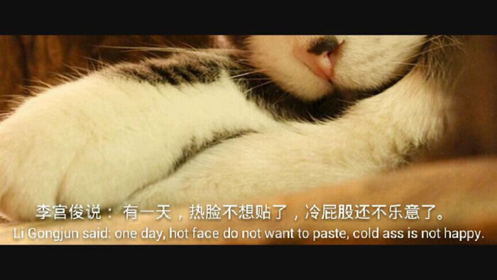 (李宫俊的诗:有一天,热脸不想贴了,冷屁股还不乐意了.