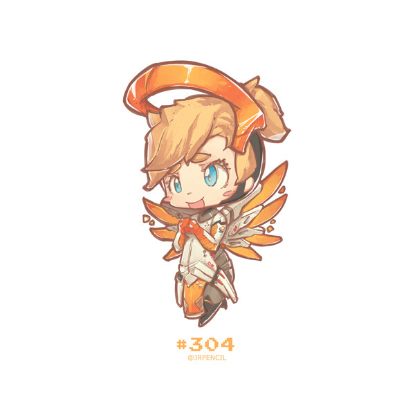 守望先锋#overwatch#mercy#天使# cr: jrpencil