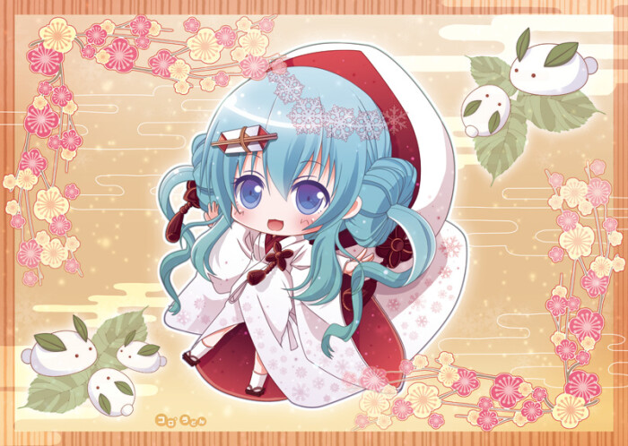 q版萝莉,和服初音