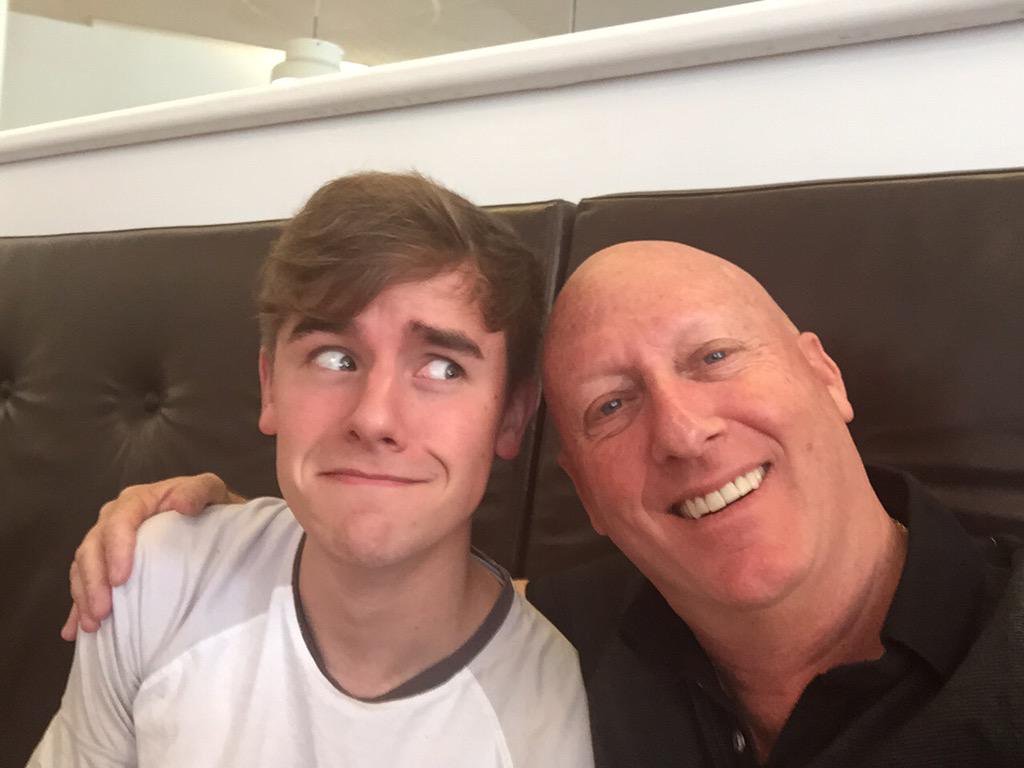 connor franta and troye"s father