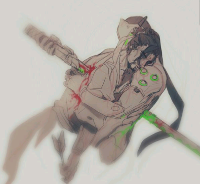 overwatch,半藏&源氏,genji&hanzo.