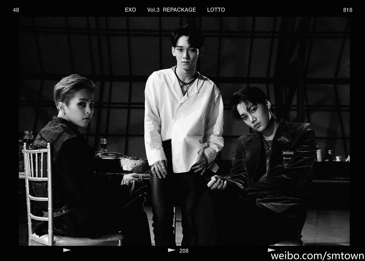 exo#后续专辑《lotto》第二波预告照